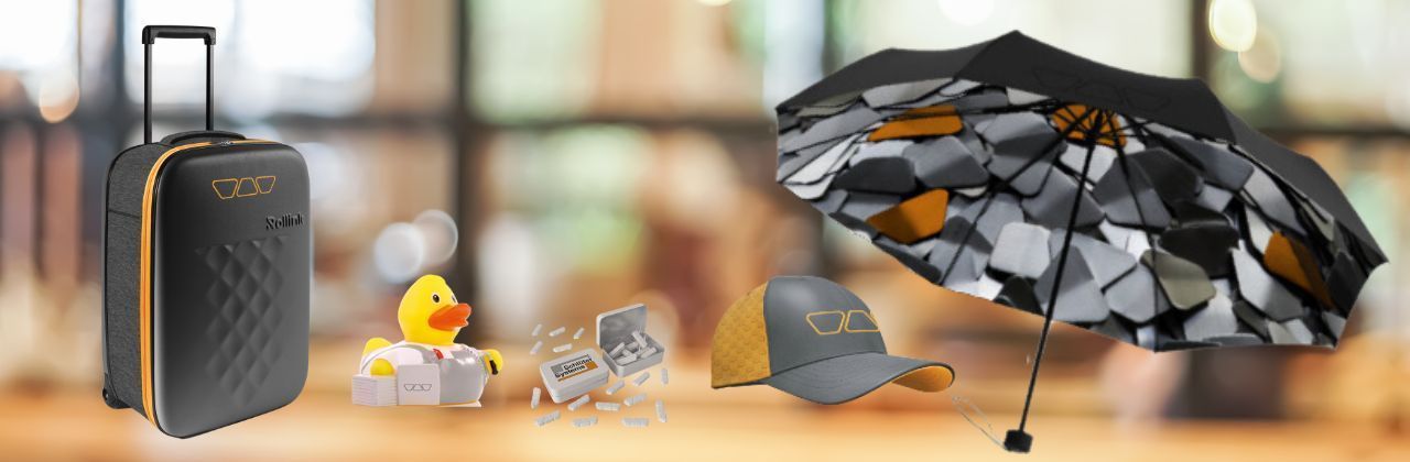 Kundenbeispiele Schlüter Systems- Prämienartikel, Messe-Giveaways, Kundengeschenke