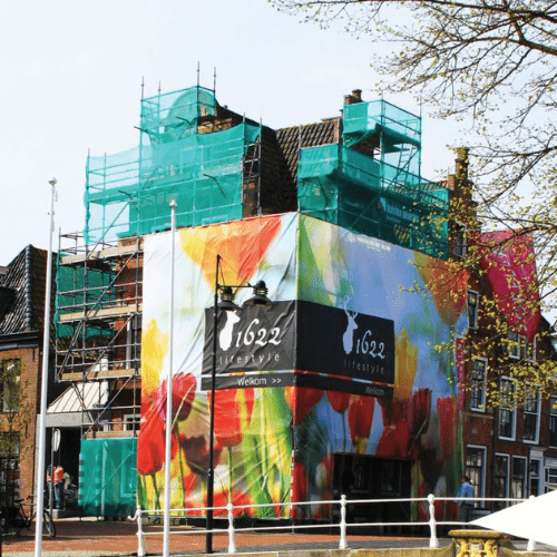 Banner Baugerüst XXL