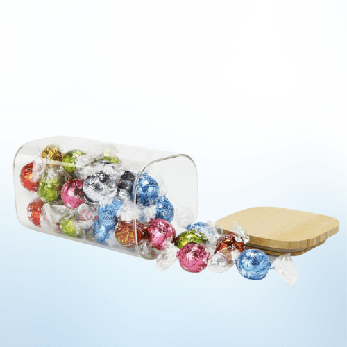 Lindor für die Besten im nachhaltigen Vorratsglas ohne Einleger - optional mit Logogravur