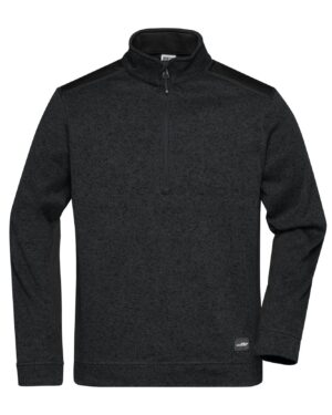 Men's Knitted Workwear Fleece Half-Zip - STRONG -