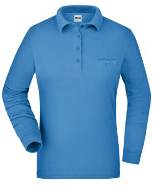 Ladies' Workwear Polo Pocket Longsleeve