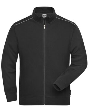 Men's Workwear Sweat-Jacket - SOLID -