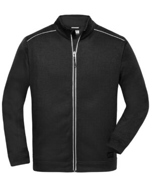 Men's Knitted Workwear Fleece Jacket - SOLID -
