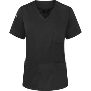 KARLOWSKY Kurzarm Damen-Schlupfkasack Essential, aus nachhaltigem Material, 65% GRS Certified Recycled Polyester / 35% Conventional Cotton