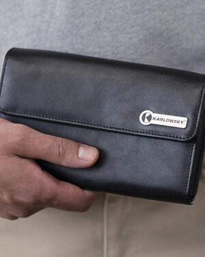 KARLOWSKY Kellnerbörse (Geldbörse) mit Druckknopf