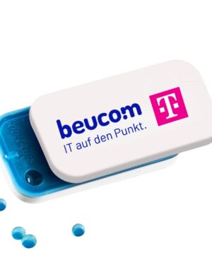 CoolCaps Werbeartikel mit Logo – frischer Atem dank Doppelkapsel-Technologie